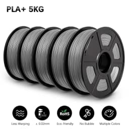 SUNLU PLA+ Filament 3D Printer Filamen PLA PLUS 1KG A Roll 1.75MM Filament Buy 4 Rolls Get 1 Roll Free Gift on 328 Live