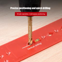Hinge Hole Drilling Guide Locator Hole Opener template Bubble Level Ruler Door Cabinets Woodworking Guide Punch Locator DIY tool