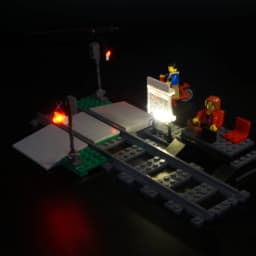 Kyglaring Led Light Kit Trains High-speed Passenger Model Lighting Set Compatible For LEGO 60051