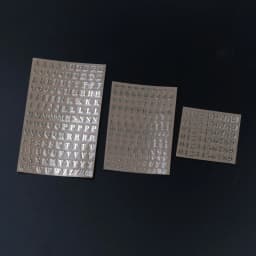 5Pcs 3mm Alphabet Letters Chunky Glitter Epoxy Resin Decorative Stickers Engkish Letters Numbers UV Epoxy Resin Fillings