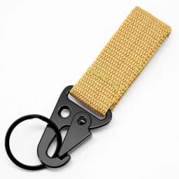 DOOPAI Men's Belt Multi-Function Outdoor Tactical Nylon Webbing Belt Key Hang Buckle Mountaineering Portable Eagle Hook
