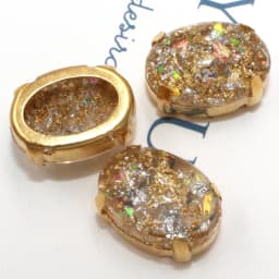Party DIY Accessories Oval Shape Resin Stone Gold Claw Flatback Rhinestones For Clothing/Weeding Dress Decoration/Bags/Shoes