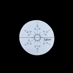New Christmas Multi Shapes Snowflake Pendant Silicone Mold Hanging Epoxy Resin Mould For DIY Christmas Tree Decor Jewelry Making