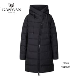 GASMAN 2022 Women Winter Jacket Long Winter Thick Coat Women Hooded Down Parka Warm Female Clothes Winter 5XL 6XL 180