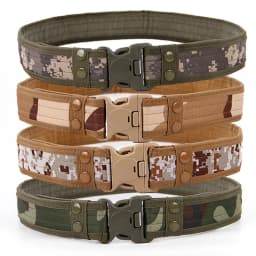 Quick Release Tactical Belt New Army Style Combat Belts Fashion Men Canvas Waistbands Man Outdoor Hunting Camouflage 120cm