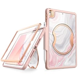 CLAYCO Nebula Case For iPad 10.2 Case (2021/2020/2019) With Built-in Screen Protector Full Body Heavy Duty Protective Case
