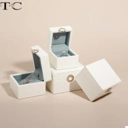 High-End Pu Leather Jewelry Storage Packaging Gift Box Proposal Ring Box Watch Bracelet Collection Box