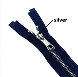35/45/55/65/75/85cm 5# Colorful High Quality Open-end Auto Lock Gold Metal Zipper DIY Handcraft For Clothing Pocket Garment Shoe