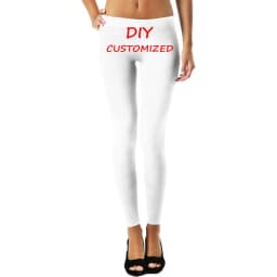 VIP Link Custom 3D Print DIY Custom Design women's tank top DIY Your as Photo or Logo White Top Tees Women's Leggings Modal