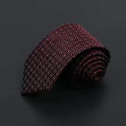 New Men's Ties Solid Color 7cm Jacquard Luxury Necktie Accessories Simplicity For Daily Wear Cravat Wedding Party Gift For Man