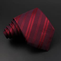 8cm New Fashion Stripe Men's Tie Classic Polyester Bright Necktie Business Meeting Formal Necktie Accessories Daily Wear Cravat