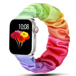 Strap For Apple watch band 40mm 44mm 42mm 38mm 42mm Elastic Nylon bracelet Scrunchie Solo Loop correa iWatch series 6 se 5 4 3