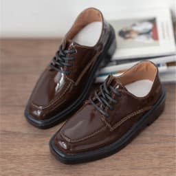 BJD Doll Shoes Boys Handsome 1/3 1/4 Lace-up Leather Glossy Matte Red Black Brown Square Toe Elegant Shoes Work Doll Accessories