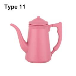 1:12 Scale Dollhouse Kettle Miniature Teapot Mini Watering Pot Doll Accessories Scene Model Dolls House Furniture Playing Gift