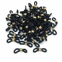 20pcs/100pcs Glasses Chain Silicone Rubber Ring Non Slip DIY Connector Strap Eyelets Rope Sunglasses Cord Accessory #ZZ04