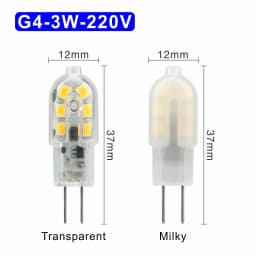 10PCS LED Bulb 3W 5W G4 G9 Light Bulb AC 220V DC 12V LED Lamp SMD2835 Spotlight Chandelier Lighting Replace 20w 30w Halogen Lamp