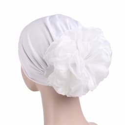 Big Flower Hijab Volumizing Scrunchie Muslim Inner Hijabs Islamic Under Scarf Cap