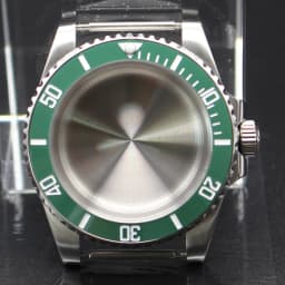 40mm Cases Men's Watch Ceramic Bezel Sapphire Glass Fit NH35 NH36 ETA 2824 Miyota 8215 Movement 28.5mm Dial Submariner Parts