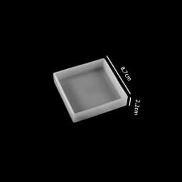 1Pcs Square Rectangle Silicone Mold Dried Flowers Plant UV Epoxy Resin Mould For DIY Coaster Pendant Jewelry Making Accessories