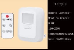 Remote Control LED Sensor Night Light PIR Magnetic Infrared Motion Emergency Night Lamp AC Time Adjustable Wall Lamp Bedroo