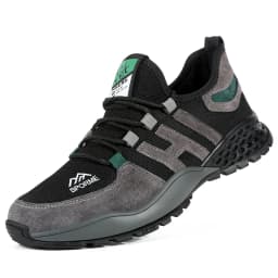 Men Work Safety Shoes Steel Toe Anti-Smashing Wear Light Comfortable Puncture-Proof Nail Penetration Resistance Security