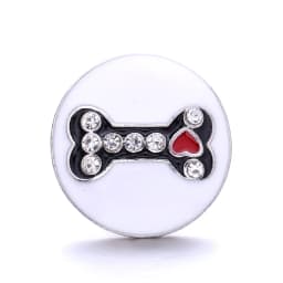 5pcs/lot New White Snap Jewelry 18mm Snap Buttons Animal Owl Butterfly Elephant Ginger Button Charm Women Fit Snap Bracelet