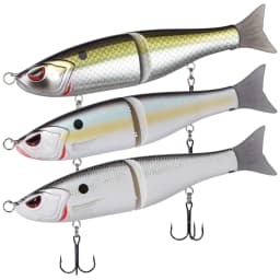 Bassdash Swimbaits Pike Trout Glide Baits Minnow Hard Bass Fishing Lure 17.8cm/62.5g 11.5cm/18.4g
