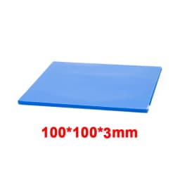 100 Pcs Blue Conductive Silicone Gelid Thermal Pad 100*100*0.5mm 100*100*1mm Heatsink Cooling Thermopad Thermal Pads for CPU GPU