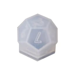 DIY Crystal Epoxy Mold Dice Fillet Shape Multi-spec Digital Game High Mirror Silicone Mould Making Accessories