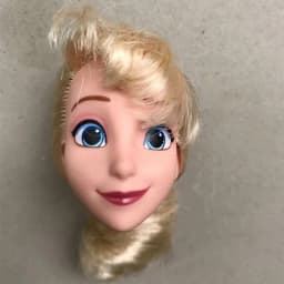 Lovely Princess Bald Head DIY Planting Long Soft Hair Doll Head Belle Snow white Baby Girl Favorite Princess Doll Part