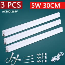 Led Bar Light Profile 10W 20W Led Strip T5 Tube Kitchen Indoor Lighting 30cm 50cm Wall Lamp Lights for Kitchen Cabinet AC85-265V