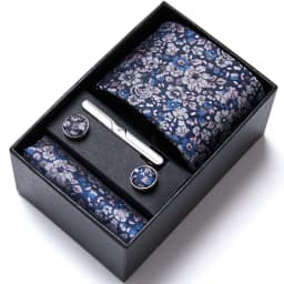 Top Quality 7.5 cm Business Ties Hanky Cufflink Set Tie Clips Green Necktie Corbatas For Men Wedding In Gift Box Slim Gravatas