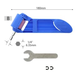 2.0-12.5mm Portable Drill Bit Sharpener 1 Set Corundum Grinding Wheel Bit Tool Twist Drill Bit Sharpening Machine