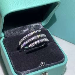 2020 New Promise Ring Real 925 Sterling Silver AAAAA Cz Stone Statement Party Wedding Band Rings for women Engagement Jewelry