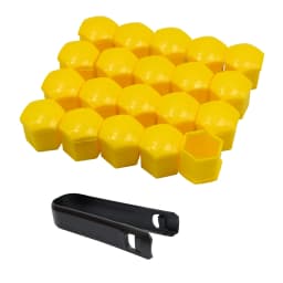 20Pcs/Set 17 19 21mm Car Wheel Nut Covers Auto Hub Screw Protection Cap Bolt Rims Auto Exterior Accessories Anti-Rust Dust Cover