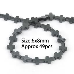 Natural Black Hematite Round Beads Star Heart Column Irregular Shape For Jewelry Making DIY Charms Bracelets Accessories 15''
