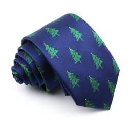 Christmas Ties For Men Red Green Blue Printed Festival Theme Party Gift Xmas Tree Santa Snowflake Slim Necktie For Man Accessori