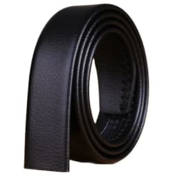 big plus size automatic microfiber leather belt without buckle long strap 110 cm 120 130 140 150 160 brown black mens 170 180
