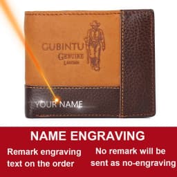 GUBINTU Men Wallets Genuine Cow Leather Short Design Card Holder Passcard Pocket Men High Quality Brand Male Wallet