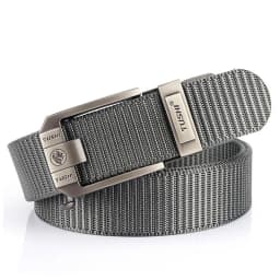 HSSEE New Casual Belt for Men 3mm Tight Nylon Tactical Outdoor Belt Metal Automatic Buckle Jeans Waistband Girdle Male Gift