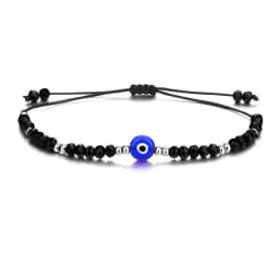Turkish Evil Eye Bracelet Sets Colorful Crystal Resin Bead Rope Chain Eyes Lucky Couple Male Bracelets for Women Charm Jewelry