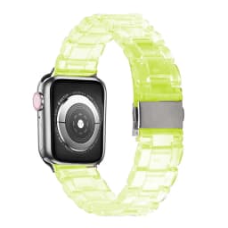 Strap for Apple Watch 6 band 44mm 40mm iWatch band 42mm 38mm Transparent Resin Belt Bracelet Apple watch series 3 4 5 se 6 band