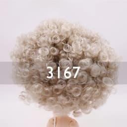 RBL Blyth Doll Scalp Wigs Brown Grey Blonde Deep Purple Hair Series Including the Hard dome ob24 anime girl