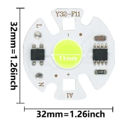 3W 5W 7W 9W AC 220V LED COB LED Chip Lamp Matrix Smart IC NO Need Driver For Flood Light Spotlight Projector Light Bulb Beads