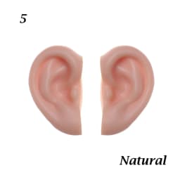 1Pc New Blyth Doll icy toy ears toy white natural tan dark and super black skin only ears Dolls Accessories