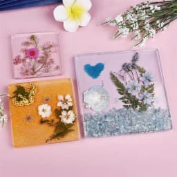 Round Square Rectangle Shape Coaster Base Silicone Mold Resin Molds Epoxy UV DIY Resin Craft Home Decoration Handmade Tools