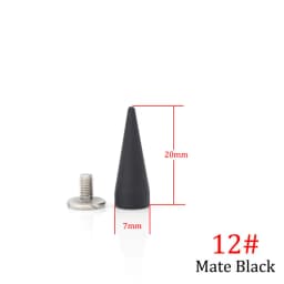 10pcs Metal Punk Spikes Cone Bullet Studs Rivets for Leather Craft Bag Garment Clothing Shoes DIY Parts Accessories