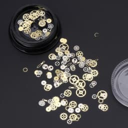 1 Box DIY Mixed Steampunk Watch Gear Cogs Watch Findings for Crafting Jewelry Making Mold Fillings Nail Art Accessory