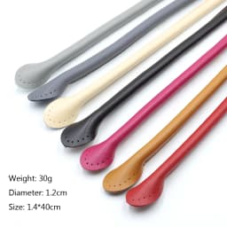 40CM Cow Leather Shoulder Bag Handle DIY Purse Strap Handbags Belts Strap Replacement for Women Bags Accessories