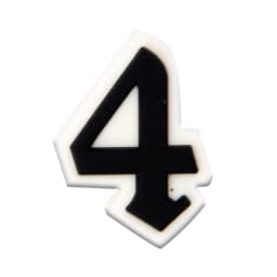 Original 0-9 Numbers Shoes Charms Decorations For Shoe Accessories Buckle Kids Adults Gifts